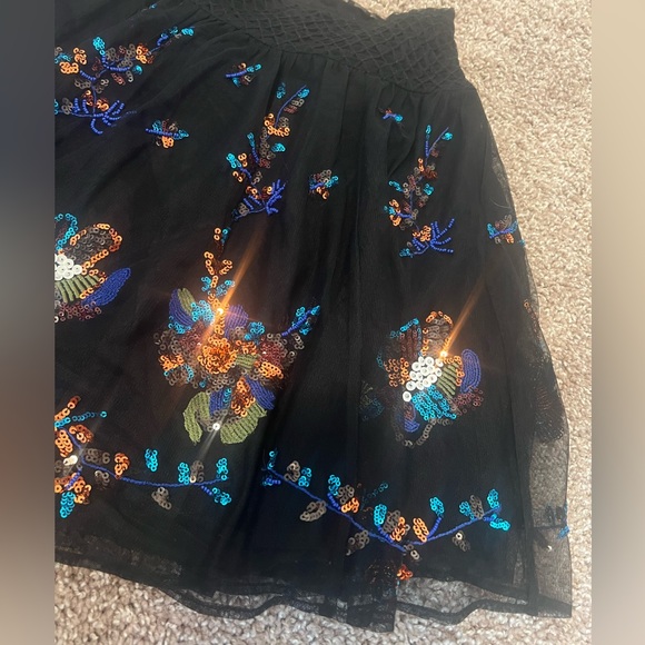 Anthropologie Sequins Tulle Skirt Medium - Picture 8 of 15